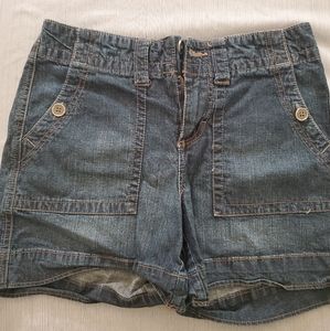 Blue jean shorts